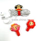 Factory price small MOQ custom made ear phone cable winder