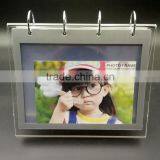 2016 Hot Sale Clear Acrylic V Shape Table Calendar Desk Calendar Display thumbnail-1