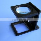 cloth-illuminating magnifier,metal magnifier,folding magnifier