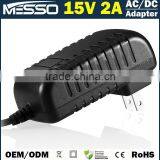 15V 2A AC DC Adapter 100-240V 50-60Hz AC Adapter 15V 2A Swithcing Power Supply 15V 2A AC Adapter thumbnail-4
