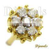 Diamond Nose Pins, Ladies Gold Nose Pins, Nose Pin Jewellery thumbnail-3