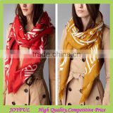 Wholesale winter lady scarf letter printing fashion scarf