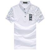 Yixigeluo2017 Summer New Men's Linear Figure Men's POLO Shirt Men's Shirt Men's Shirt thumbnail-3