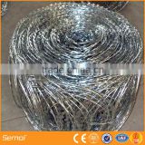 cheap galvanized 450mm coil diameter razor barbed wire
