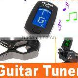 LCD Clip-on Guitar Tuner Electronic Digital Chromatic Bass Violin Ukulele FT-005