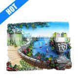 3D European Tourist Polyresin Souvenir Cyprus Magnet for Sale thumbnail-1