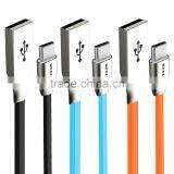 Voxlink Luxury 5V 2A 1m 3D Zinc Alloy Fast Charging Data USB TYPE C Charger Cable for Macbook thumbnail-2