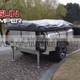 2017 Soft Floor 7x4 Camping Trailer SF74T With 12ft Tent thumbnail-2
