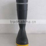 Steel Toe and Steel Plate Protetive Construction Rain Boots With Reflective Strip thumbnail-4