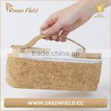 Eco-friendly Travel Natural Cork Cosmetic Bag thumbnail-3