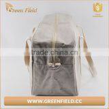 Green Field New Recycle Washable Kraft Paper Duffel Bag Eco Travel Bag thumbnail-2