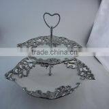 Mordern Design 2-tiers Ceramic Cake Stand thumbnail-1