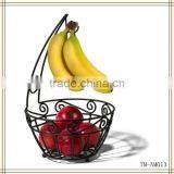Black Scroll Fruit Basket thumbnail-1