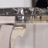 Modern Console Table Made of Stainless Steel and Marble thumbnail-4