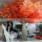 Indoor Decoration High Quailty Chinese Goods Wholesale Hot Sale Artificial Red Maple Tree thumbnail-2