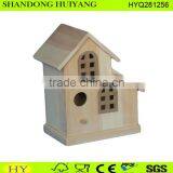 FSC Unfinished Wooden Bird House Wholesale thumbnail-1