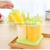 6pcs Set Pop Lolly PP Plastic Popsicle Ice Mold Factory Wholesale thumbnail-1