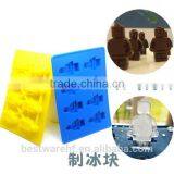Big Custom Robert Shaped Silicone Ice Cube Tray thumbnail-2