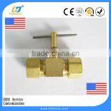 Female thread brass gas needle valve