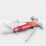 Red Multi-function Tool Hammer Drill Plier 7 in 1 Multi Hammer thumbnail-4