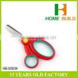 Factory Price HB-S5034 Student Scissors School Scissors Rubber Hand Scissors thumbnail-2