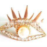 Cute Eyes Alloy Ring