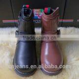 GZY Stock Lot High Quality Children Leather Boots thumbnail-1