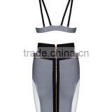 Wholesale 2015 Latest Fashion Two Piece Bandage Dress H1322 thumbnail-3