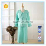 Ramie Linen Embroidery 3pcs Sets Western Boutique Style Ladies Church Suit thumbnail-1