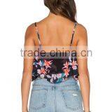 Sexy Tank Top Women Short Mini Cheerleading Crop Tops thumbnail-3