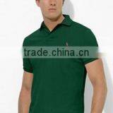 Wholesale Men 100% Cotton Brand Solid Polo Shirts Ralp Fashion Classic Short Sleeve Clothing Casual Shirt for Man thumbnail-3