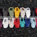 Wholesale Genuine Leather Shoes Baby Moccasins With Tassels thumbnail-1