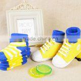 Zm53066a Striped Folded Cuff Children School Cotton Socks thumbnail-2