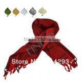 Fashion Unisex Jacquard Tassel Headscarf Shawl Scarf 6Colors Wraps Scarf Neckerchief 13701 thumbnail-1