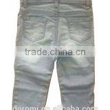 Gray Child Washed Denim Pants thumbnail-2