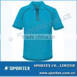 Mens High Quality Luxury Blue Golf Polo T Shirt MZ0165 thumbnail-1