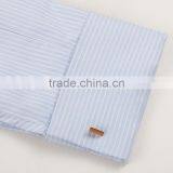 Women Fashion Spring Elegant Light Blue Stripe Blouses Long Sleeve Shirt Work Office Wear Casual Slim Tops Office 2017 thumbnail-5