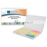 Full Color Handy Pad. Comes With Sticky Yellow Notes and Multi-colored Neon Arrow Flags. We Can Print Your Full Color Logo. thumbnail-1