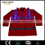 Led Safety Reflective Red Security Uniform/photographer Vest Jacket thumbnail-5