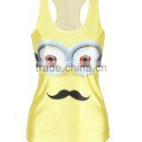 Girls 3d Printed Sleeveless T Shirt Vest Tank Tops thumbnail-2