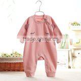 Wholesale Baby Cotton Romper Cute Design Bodysuit Long Sleeve Baby Onesie thumbnail-1