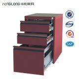 Chinese Latest 3 Drawer File Cabinet Rotating Storage Cabinet Steel Office Mobile Document Pedestal thumbnail-4