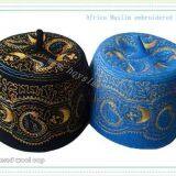 Africa Muslim Embroidered Wool Cap / Embroidered Wool Cap / Muslim Wool Cap / Wool Cap