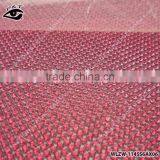 24x40CM SS06 Rose Color Rhinestone Mesh Iron on Glass Rhinestone Sheet thumbnail-1