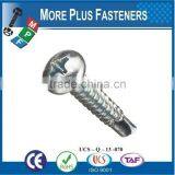 Made in Taiwan Phillips Recessed Pan Head Sheet Metal Self Drilling Screw Pan Head Phillip Self Drilling Screw thumbnail-5