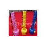 ABS 4D Battery Black / Yellow / Red / Blue Flash LED Torch Flashlight HL-FS1 thumbnail-1