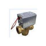 Thermostat 3 Way Motorized Fan Coil Valve With Forging Brass Body