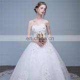 HS1625 2017 Bling Wedding Dress China Long Train Sequined Bridal Ball Gown thumbnail-5