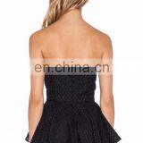 Black Strapless Off Shoulder Girls Party Wear Tops thumbnail-4