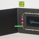 HD 1024 * 600 USB Lcd Video Greeting Card , Wifi Sensor Switch Promotional Video Brochure thumbnail-4